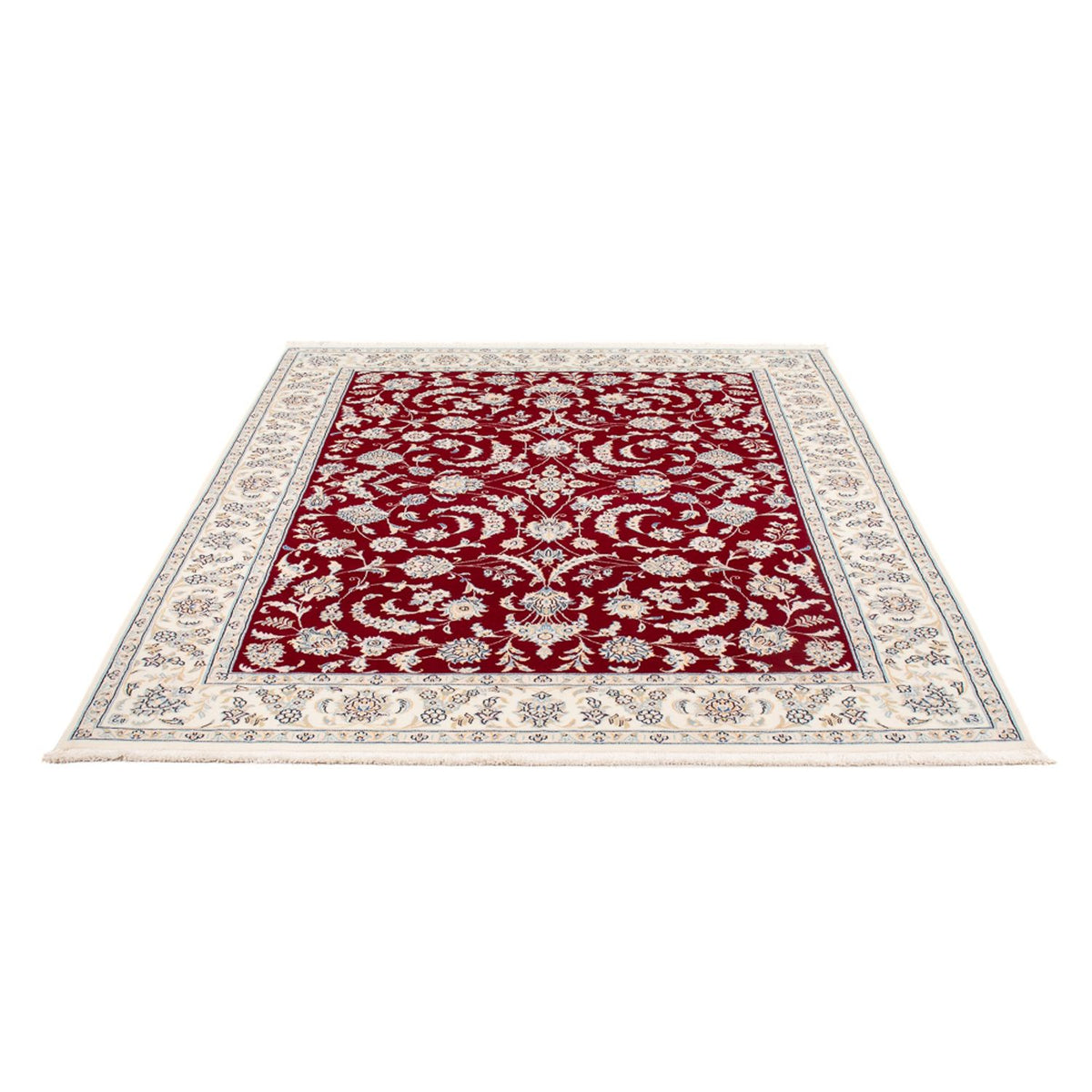 Tapis persan - Nain - Premium - 202 x 150 cm - rouge