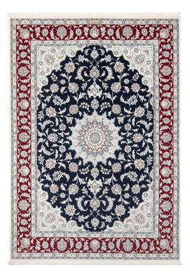 Tapis persan - Nain - Premium - 207 x 149 cm - bleu foncé