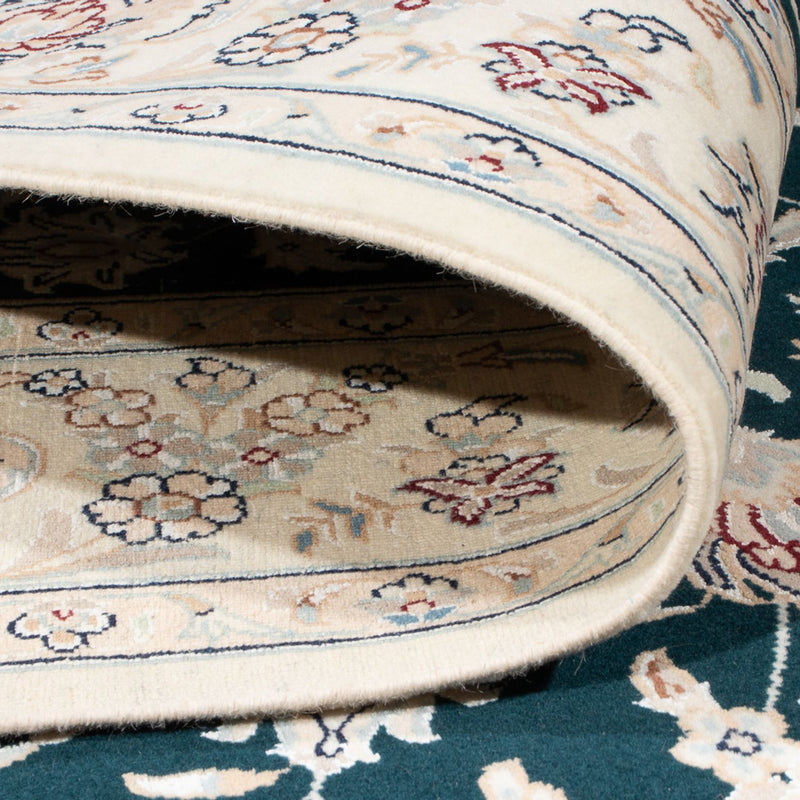 Tapis persan - Nain - Premium - 210 x 148 cm - bleu foncé