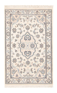 Tapis persan - Nain - 95 x 55 cm - crème
