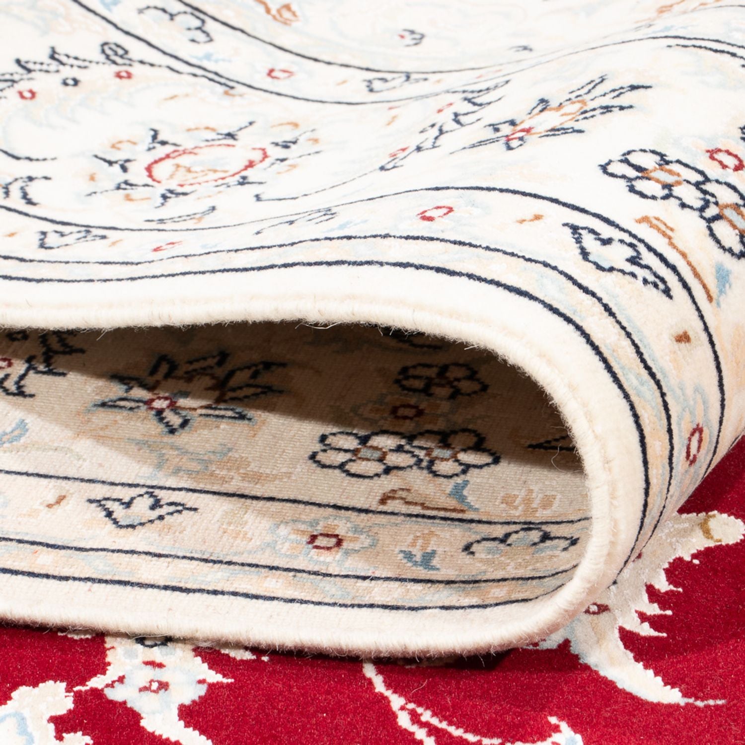 Tapis persan - Nain - Premium - 206 x 147 cm - rouge