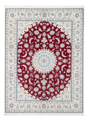Tapis persan - Nain - Premium - 194 x 148 cm - rouge