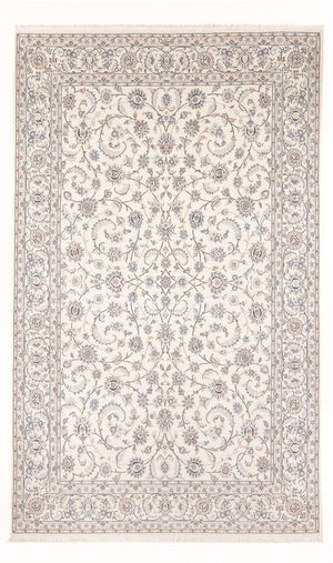 Tapis persan - Nain - Premium - 297 x 197 cm - crème