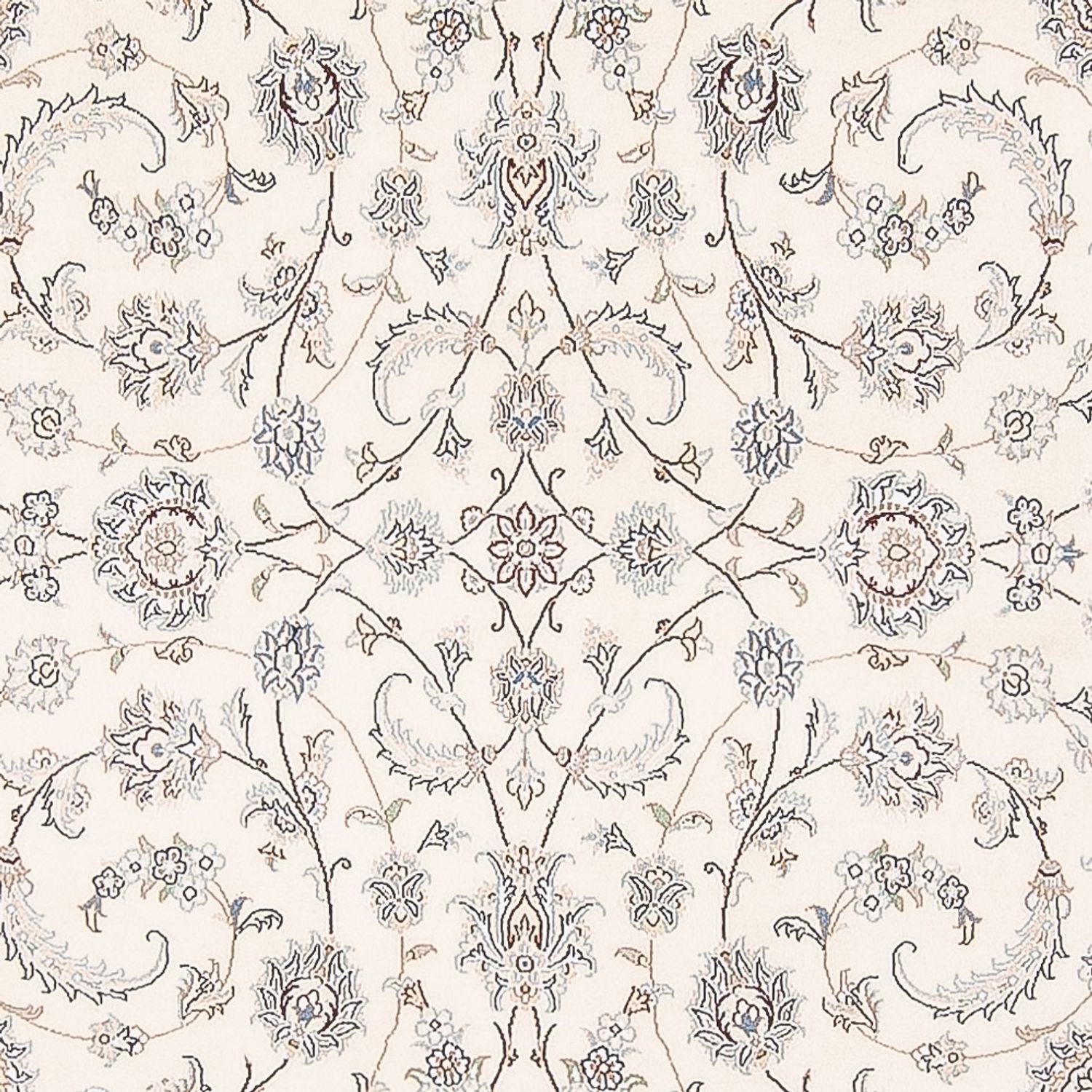 Tapis persan - Nain - Premium - 297 x 197 cm - crème