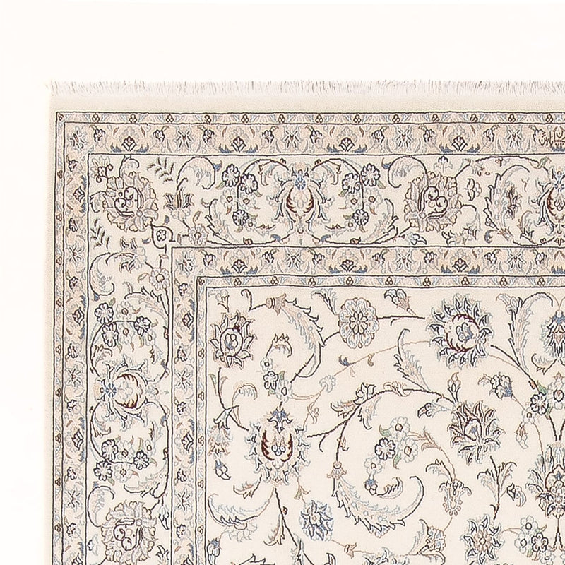 Tapis persan - Nain - Premium - 297 x 197 cm - crème