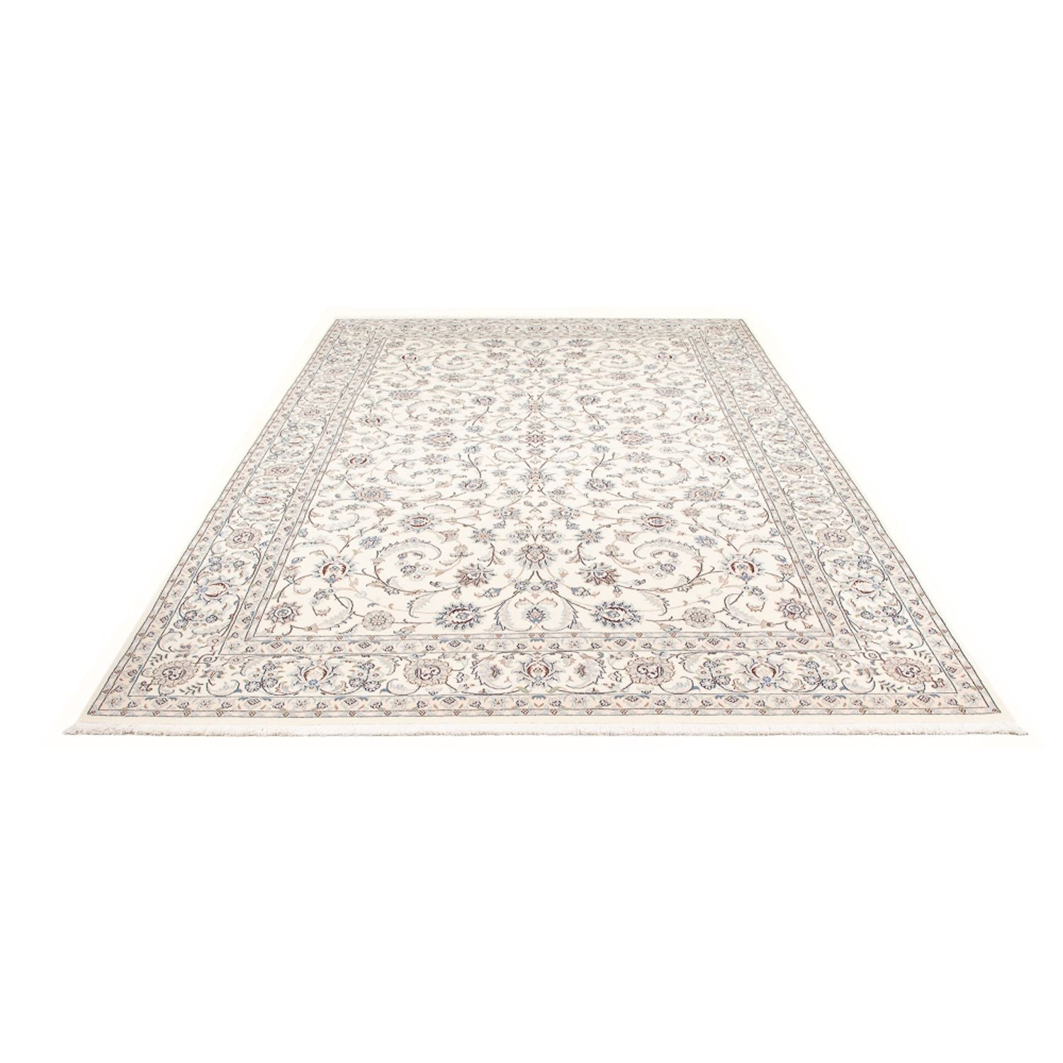Tapis persan - Nain - Premium - 297 x 197 cm - crème
