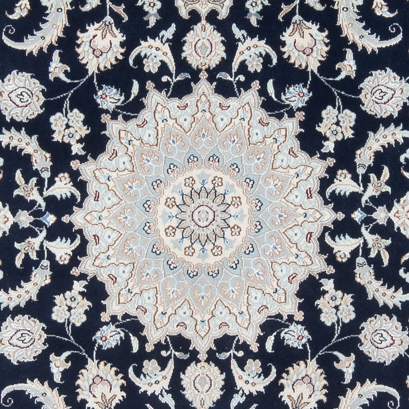 Tapis persan - Nain - Premium - 202 x 150 cm - bleu foncé