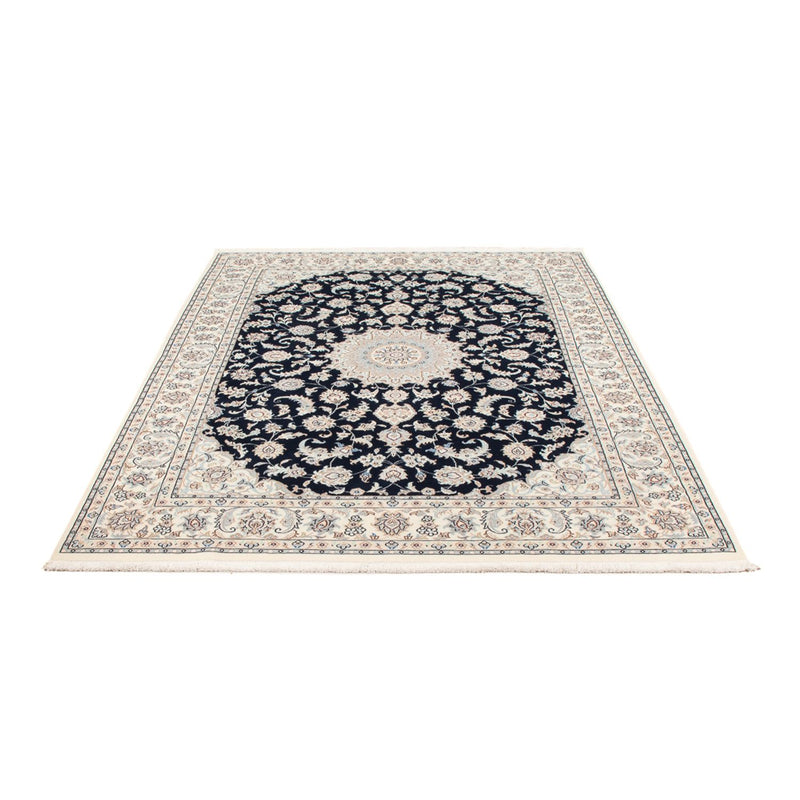 Tapis persan - Nain - Premium - 202 x 150 cm - bleu foncé
