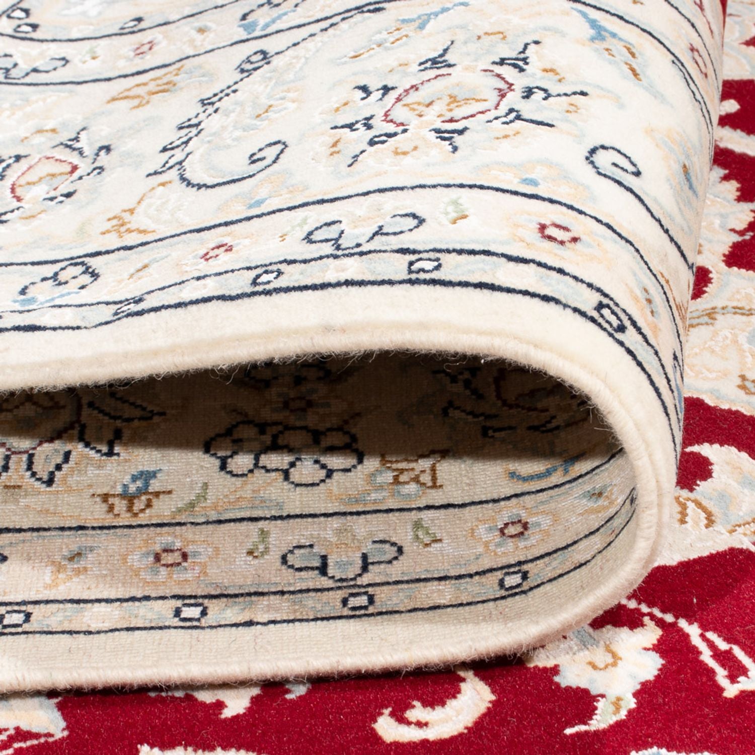 Tapis persan - Nain - Premium - 200 x 150 cm - rouge