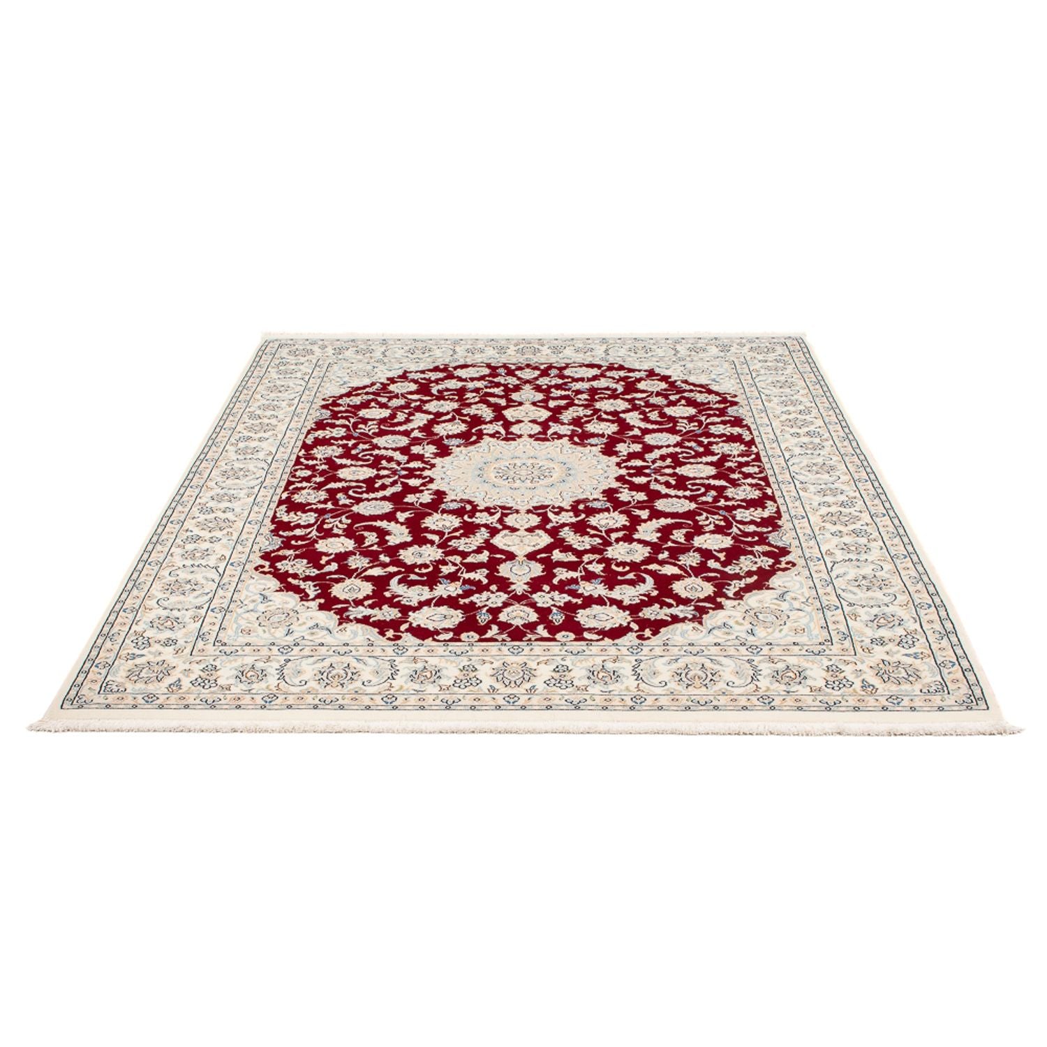 Tapis persan - Nain - Premium - 200 x 150 cm - rouge