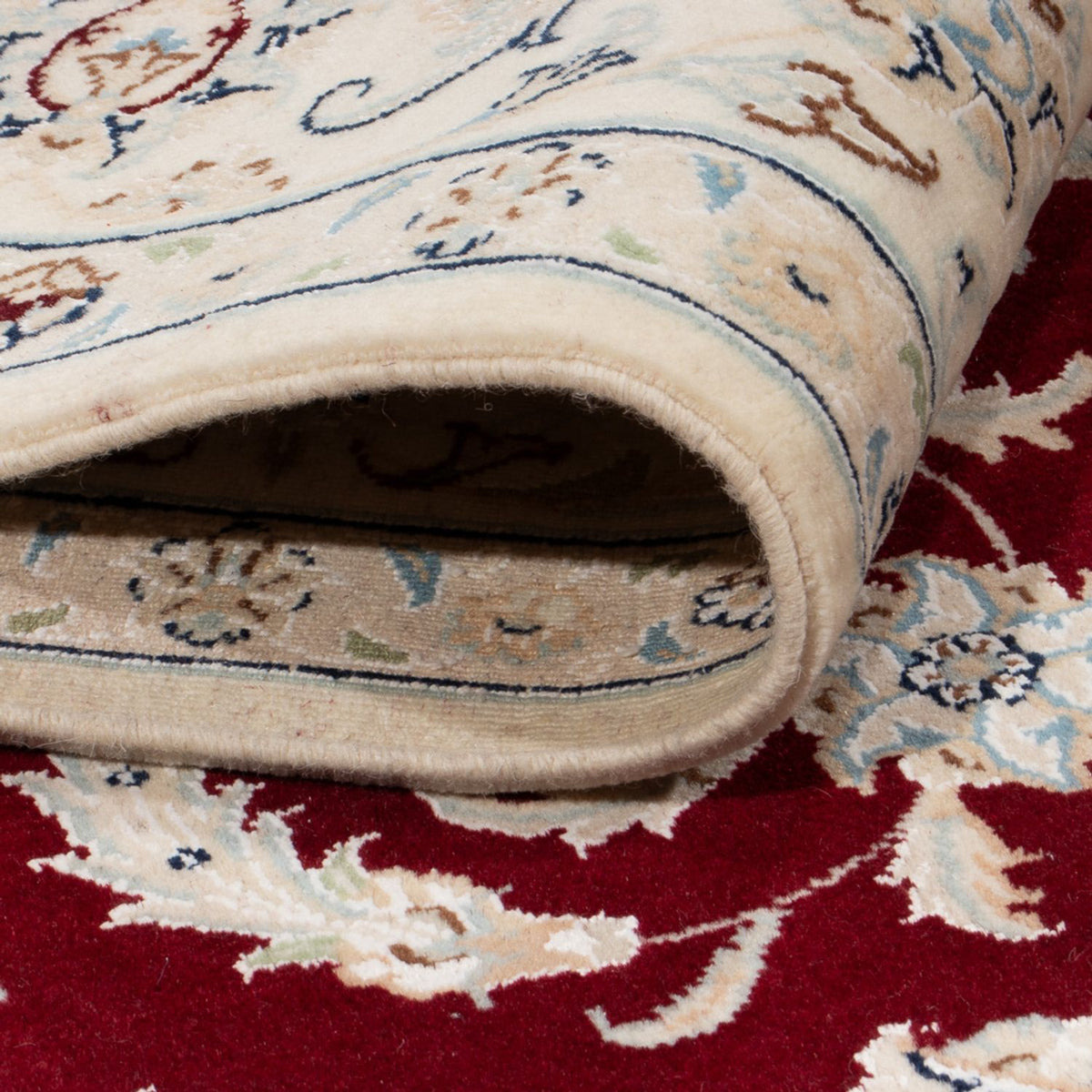 Tapis persan - Nain - 234 x 167 cm - rouge