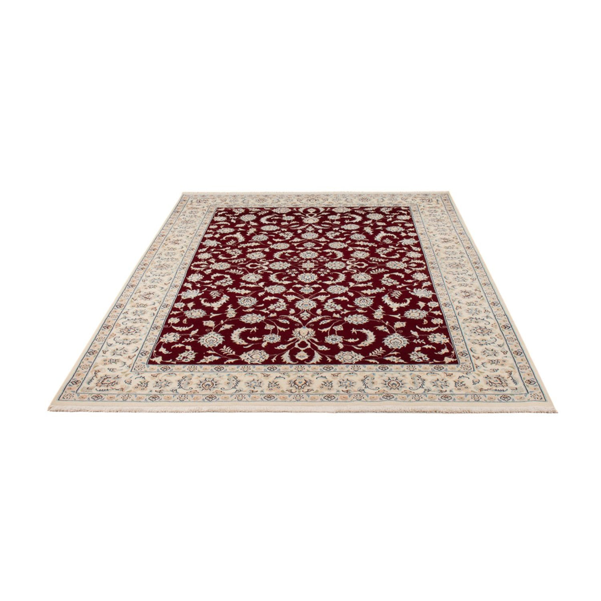 Tapis persan - Nain - 234 x 167 cm - rouge