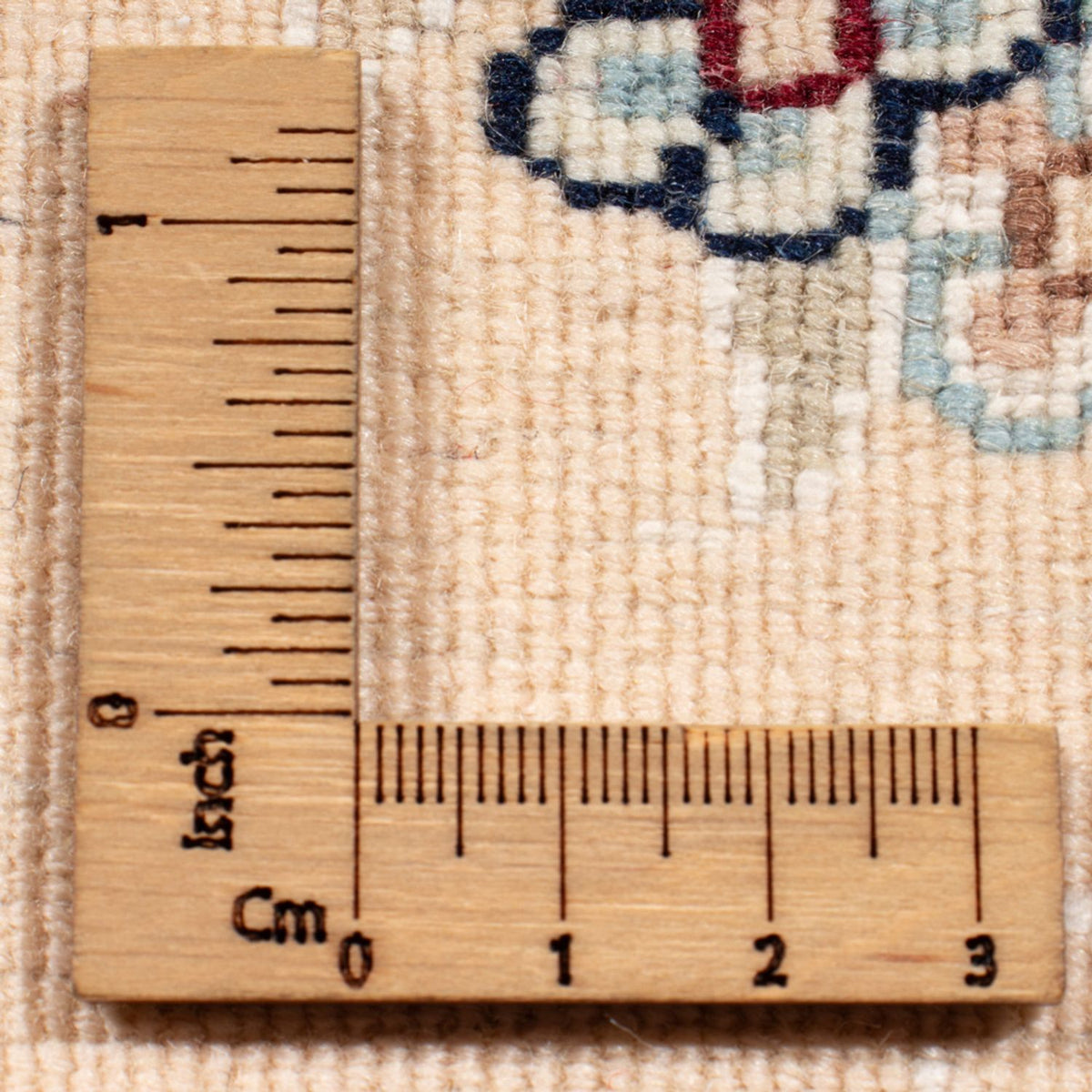 Tapis de couloir Tapis persan - Nain - Royal - 201 x 82 cm - crème