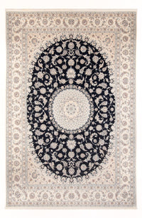 Tapis persan - Nain - Premium - 352 x 247 cm - bleu foncé