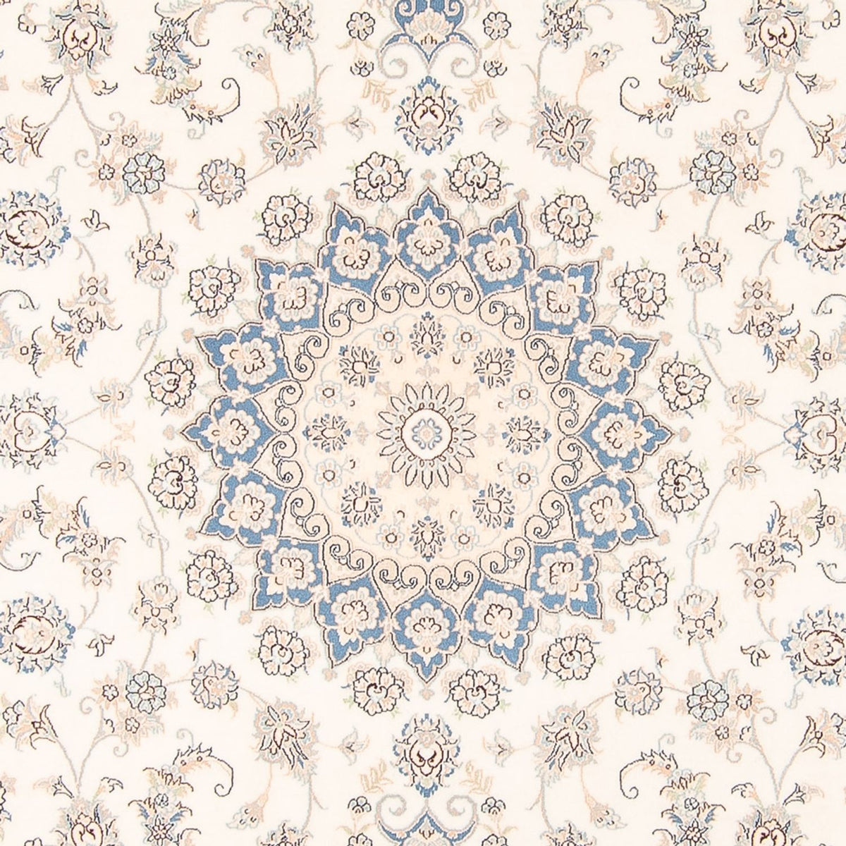 Tapis persan - Nain - 260 x 226 cm - crème