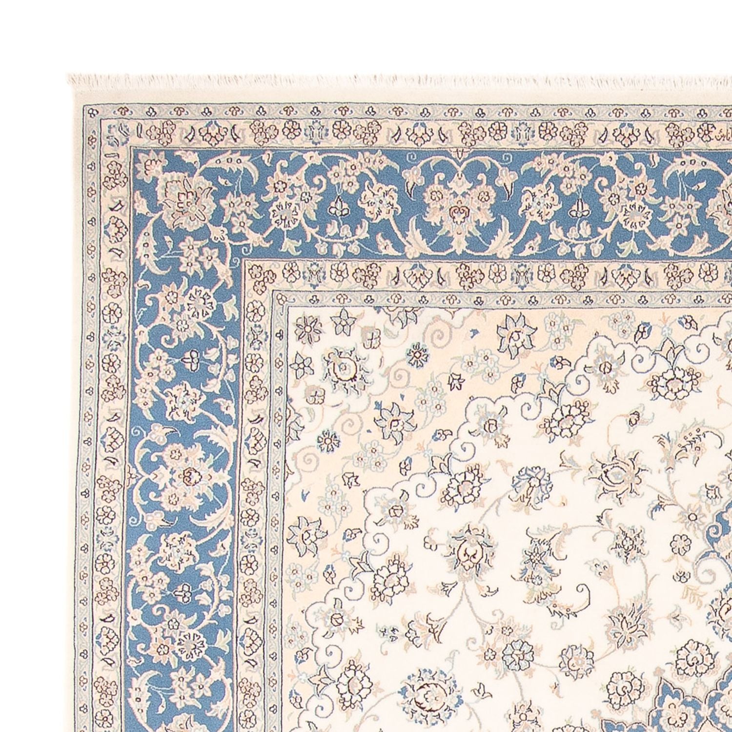 Tapis persan - Nain - 260 x 226 cm - crème