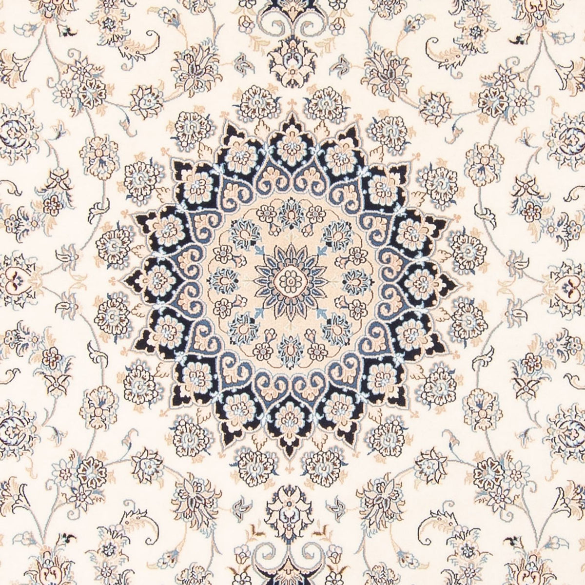 Tapis persan - Nain - 265 x 225 cm - crème