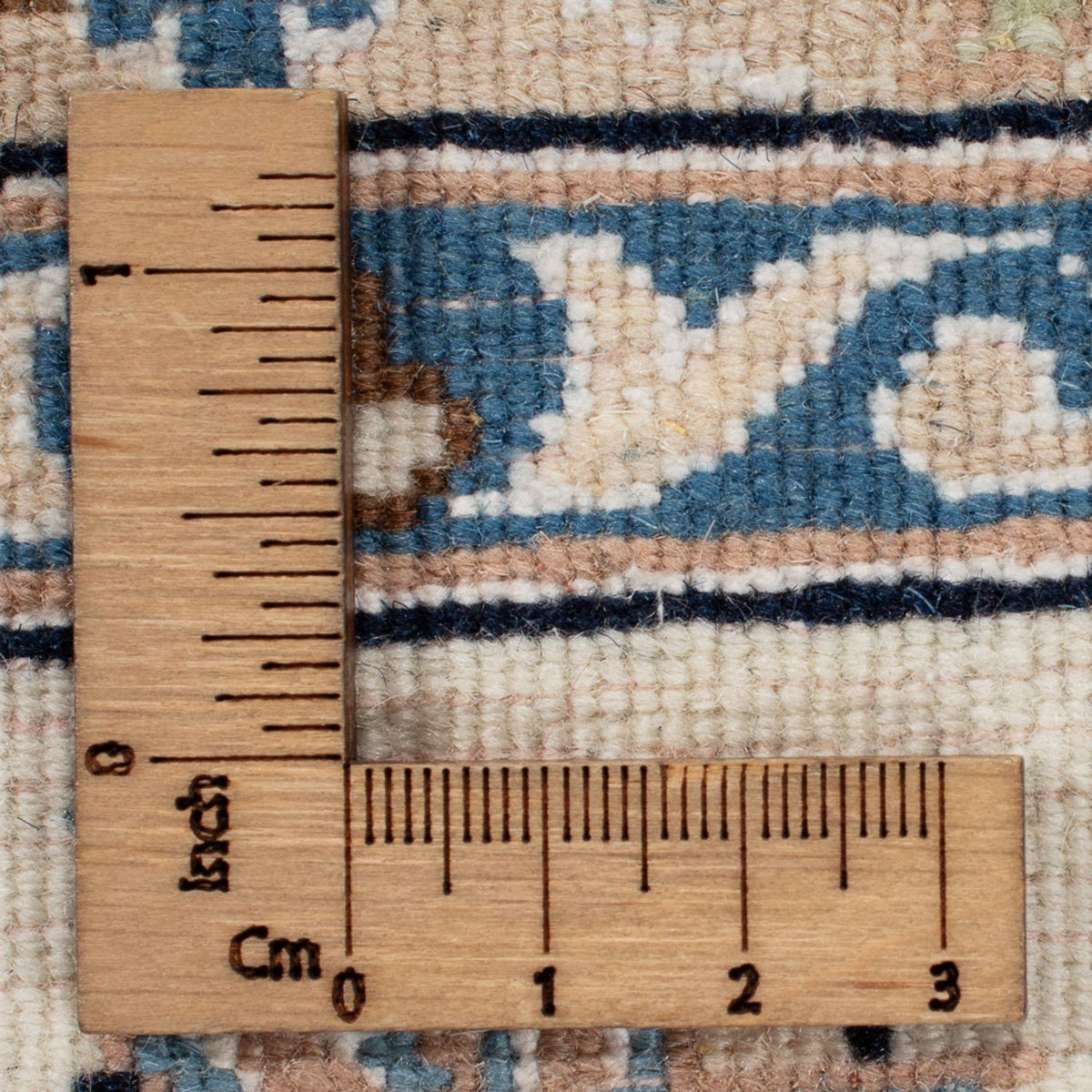 Tapis persan - Nain - 265 x 225 cm - crème