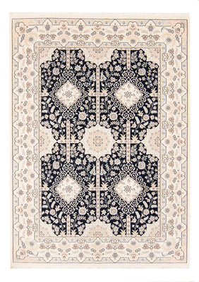 Tapis persan - Nain - 233 x 170 cm - bleu foncé