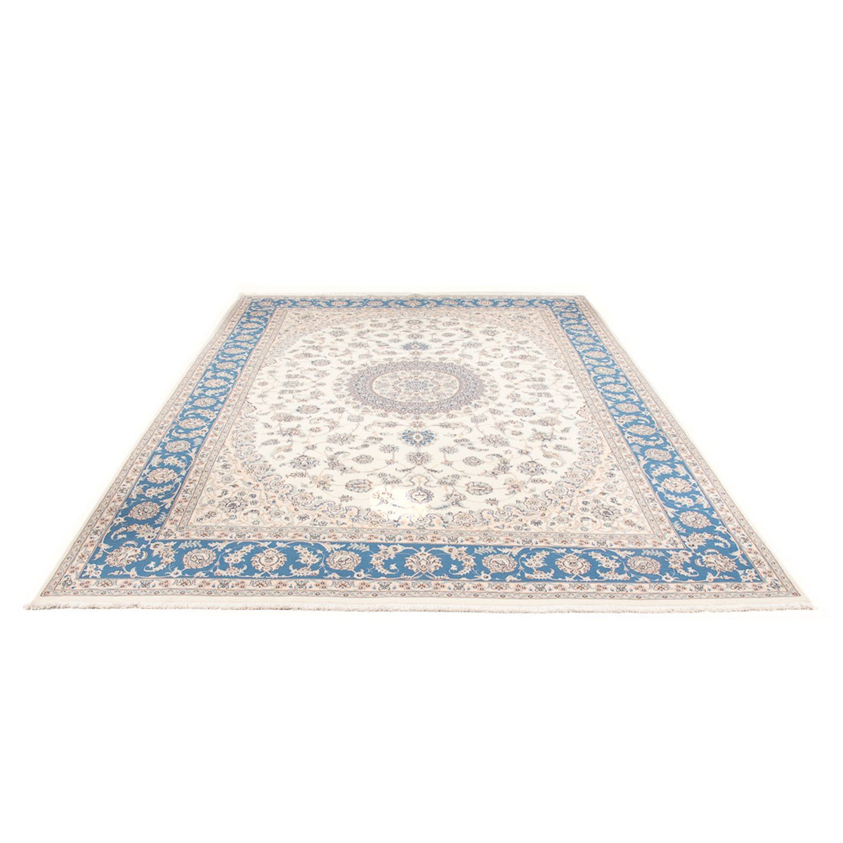 Tapis persan - Nain - Premium - 353 x 248 cm - crème