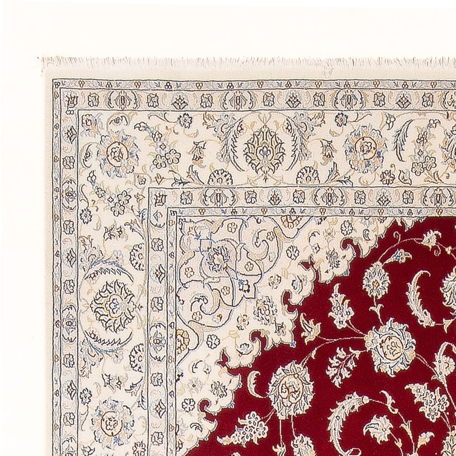 Tapis persan - Nain - Premium - 300 x 200 cm - rouge