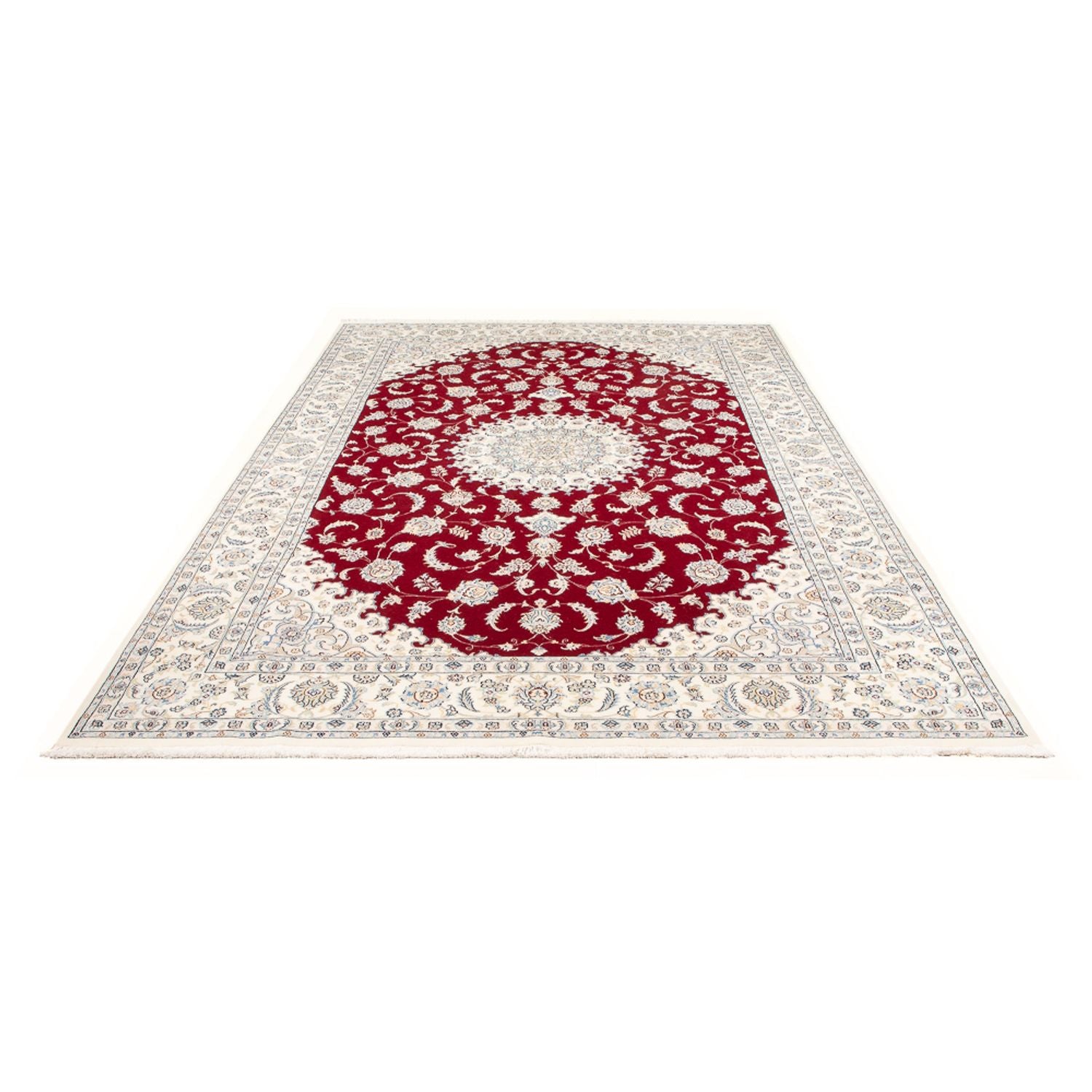 Tapis persan - Nain - Premium - 300 x 200 cm - rouge