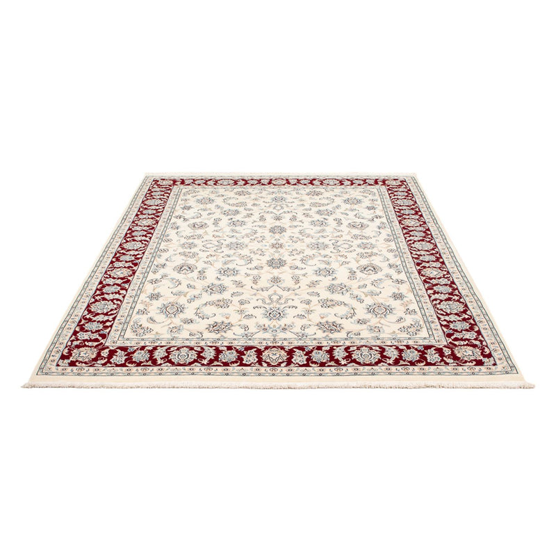 Tapis persan - Nain - Premium - 198 x 150 cm - crème