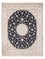 Tapis persan - Nain - Premium - 275 x 228 cm - bleu foncé