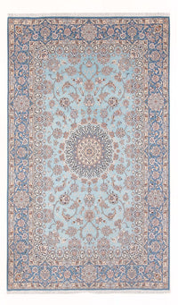 Tapis persan - Nain - Premium - 308 x 200 cm - bleu clair