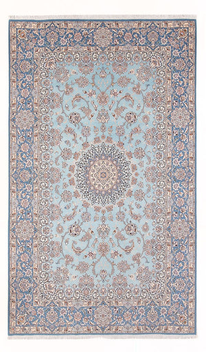 Tapis persan - Nain - Premium - 308 x 200 cm - bleu clair