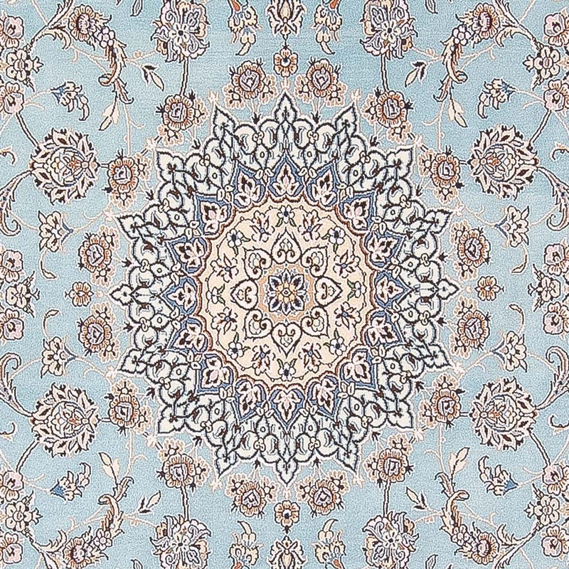 Tapis persan - Nain - Premium - 308 x 200 cm - bleu clair