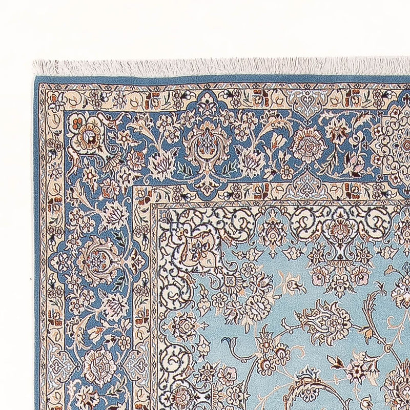 Tapis persan - Nain - Premium - 308 x 200 cm - bleu clair