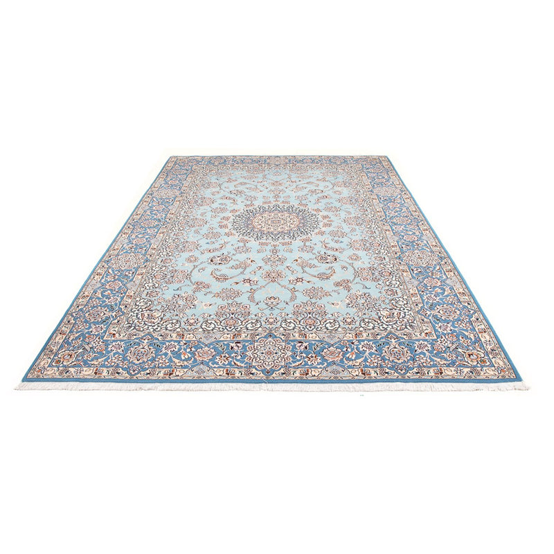 Tapis persan - Nain - Premium - 308 x 200 cm - bleu clair