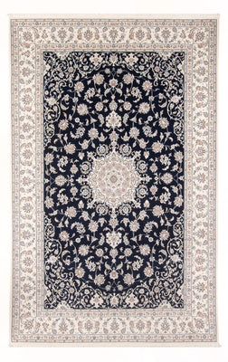 Tapis persan - Nain - Premium - 298 x 200 cm - bleu foncé