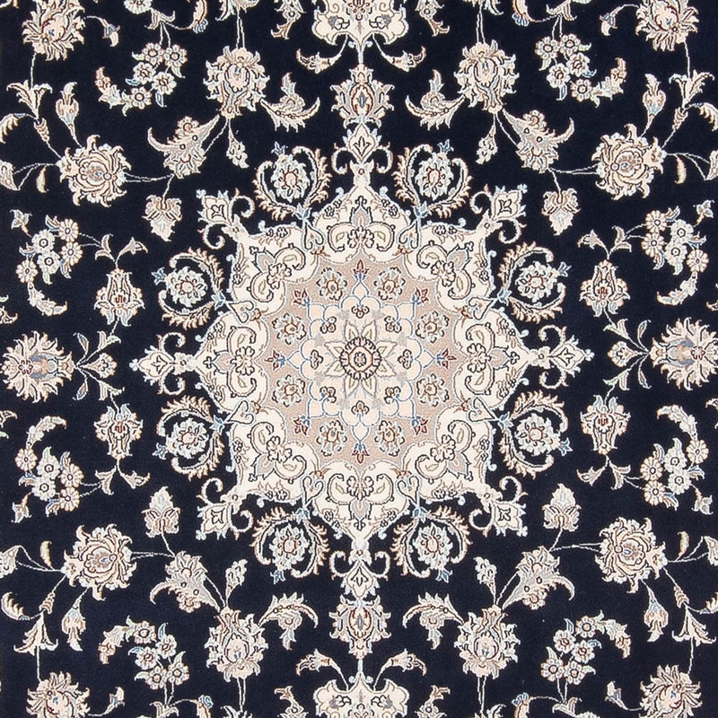 Tapis persan - Nain - Premium - 298 x 200 cm - bleu foncé