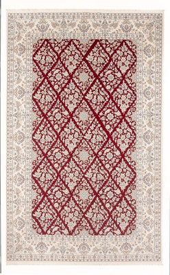 Tapis persan - Nain - Premium - 292 x 198 cm - rouge