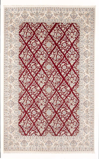 Tapis persan - Nain - Premium - 292 x 198 cm - rouge
