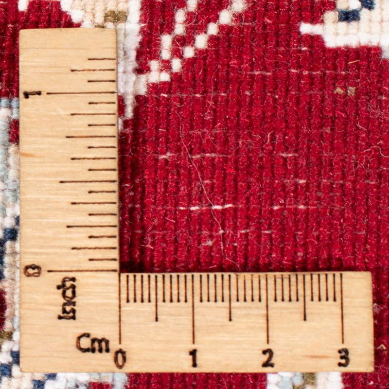 Tapis de couloir Tapis persan - Nain - Premium - 404 x 88 cm - rouge