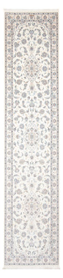 Tapis de couloir Tapis persan - Nain - Premium - 350 x 87 cm - crème