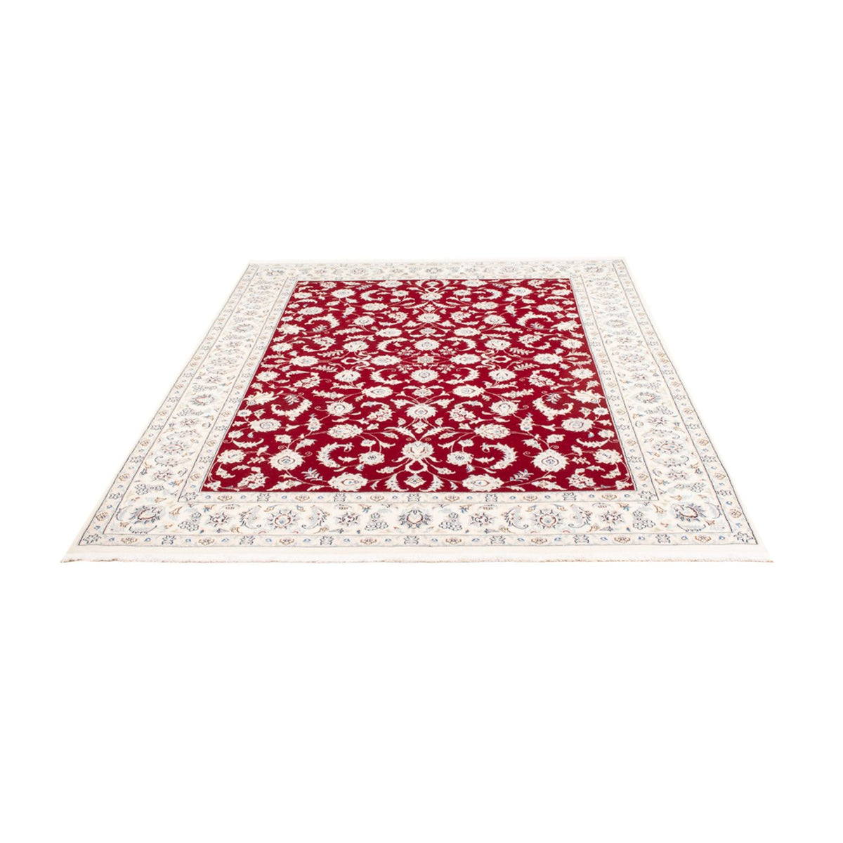 Tapis persan - Nain - 232 x 171 cm - rouge