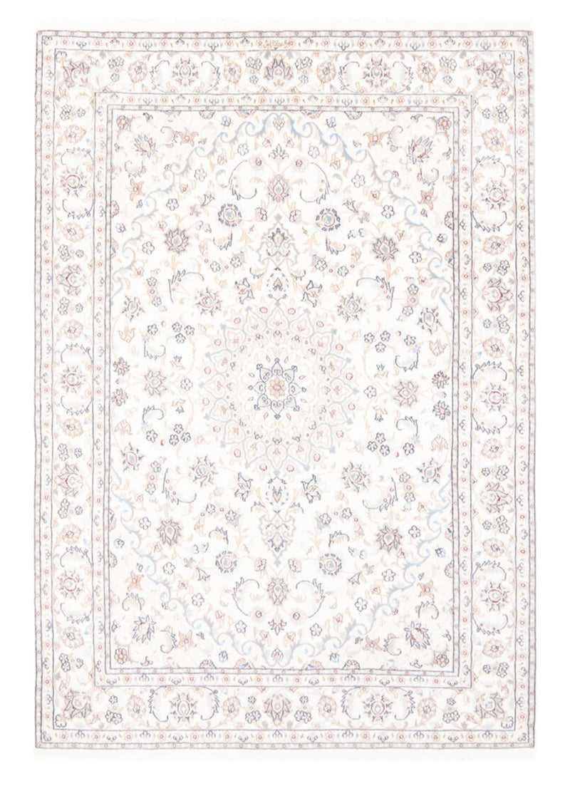 Tapis persan - Nain - Royal - 202 x 149 cm - crème