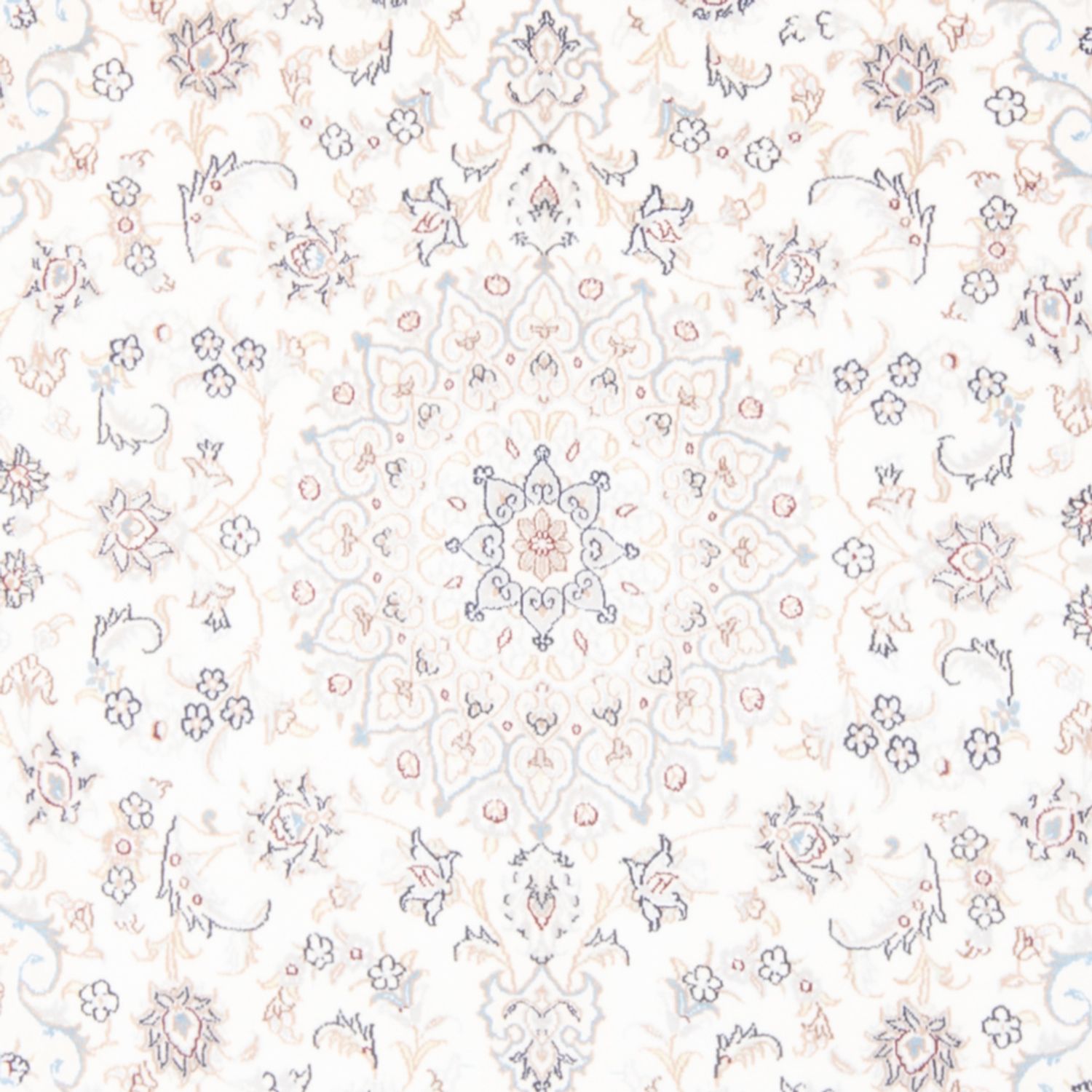 Tapis persan - Nain - Royal - 202 x 149 cm - crème