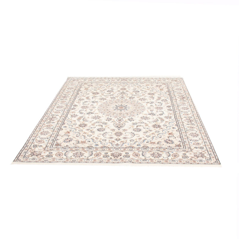 Tapis persan - Nain - Royal - 202 x 149 cm - crème