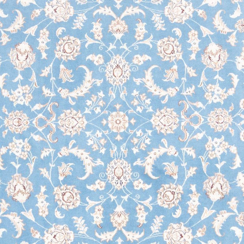 Tapis persan - Nain - Royal - 210 x 149 cm - bleu clair
