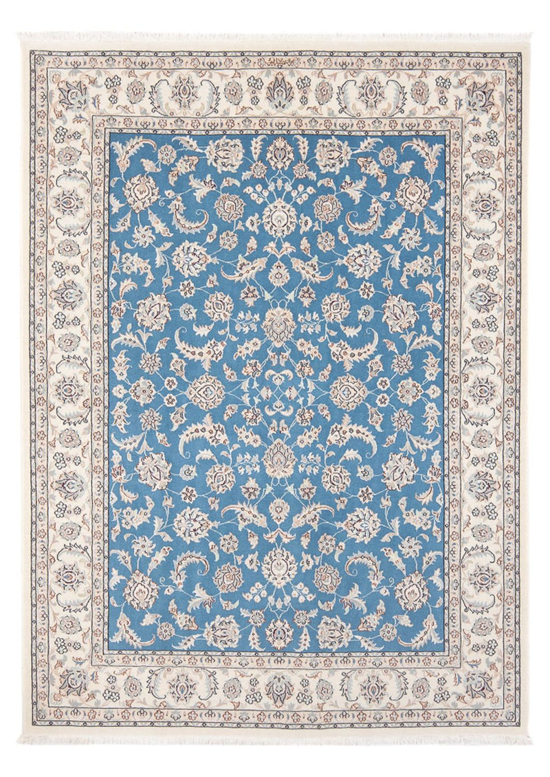 Tapis persan - Nain - Premium - 199 x 149 cm - bleu