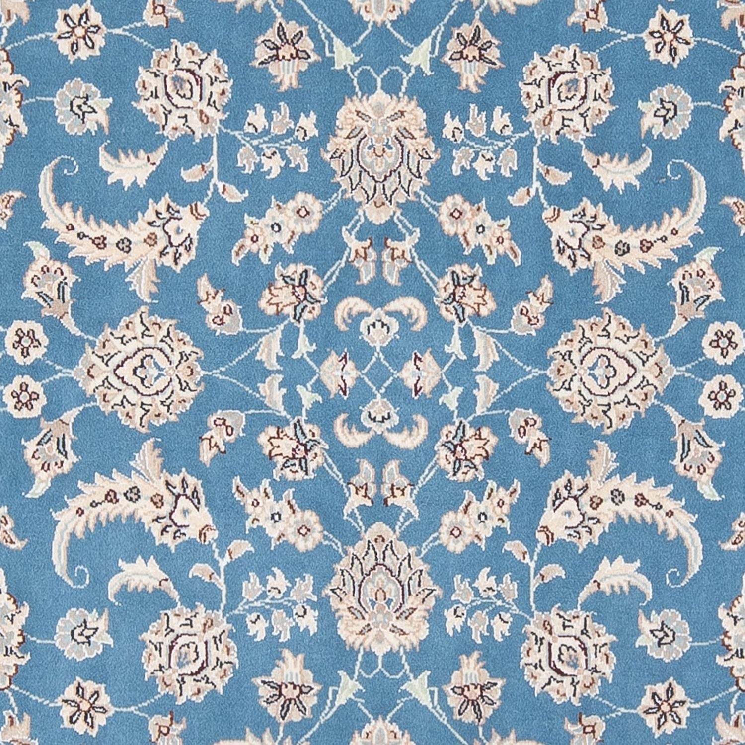 Tapis persan - Nain - Premium - 199 x 149 cm - bleu