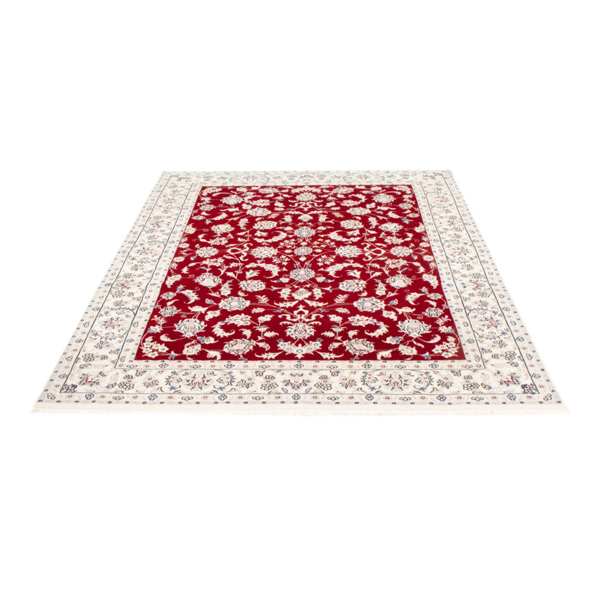 Tapis persan - Nain - Royal - 200 x 150 cm - rouge
