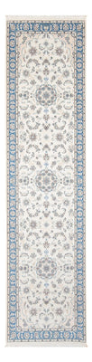 Tapis de couloir Tapis persan - Nain - Premium - 290 x 82 cm - crème