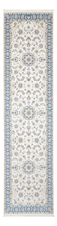 Tapis de couloir Tapis persan - Nain - Premium - 290 x 82 cm - crème