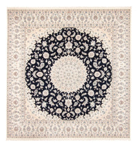 Tapis persan - Nain - 267 x 247 cm - bleu foncé